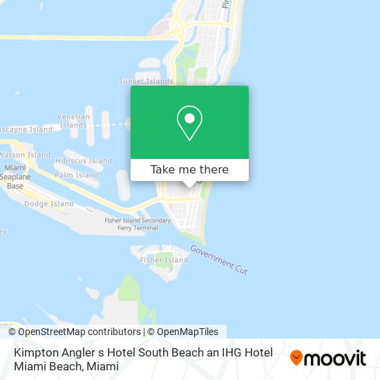 Mapa de Kimpton Angler s Hotel South Beach an IHG Hotel Miami Beach