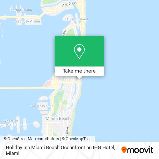 Holiday Inn Miami Beach Oceanfront an IHG Hotel map