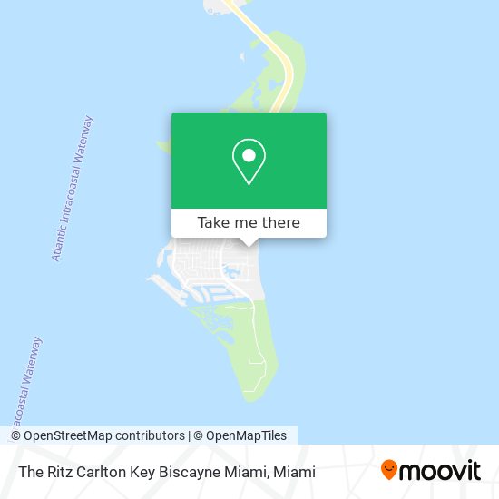 The Ritz Carlton Key Biscayne Miami map