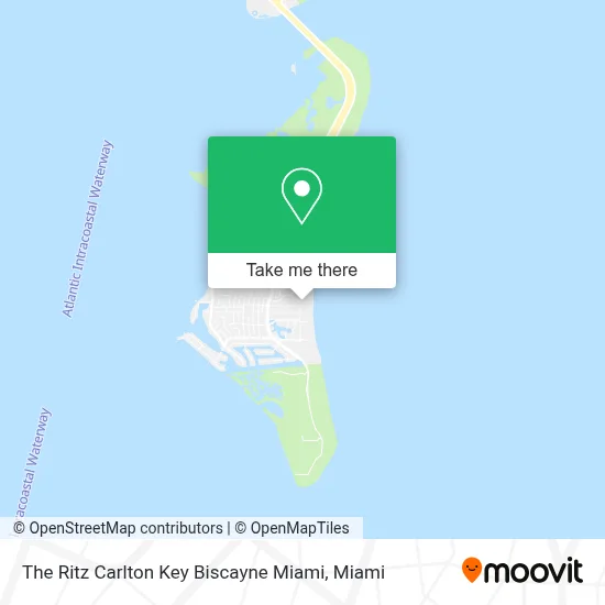 The Ritz Carlton Key Biscayne Miami map