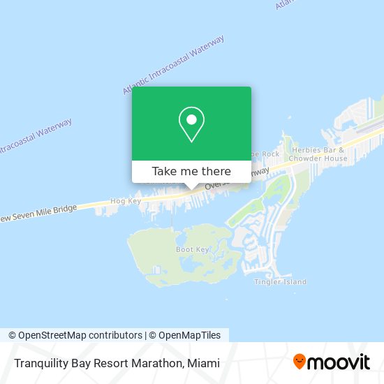 Tranquility Bay Resort Marathon map