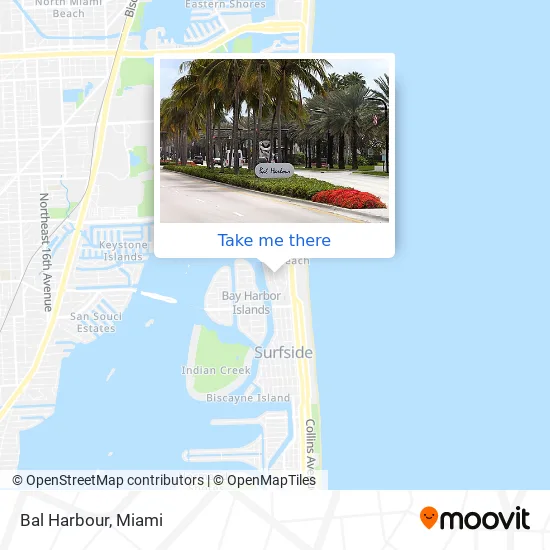 Bal Harbour map