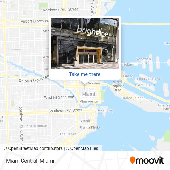 MiamiCentral map