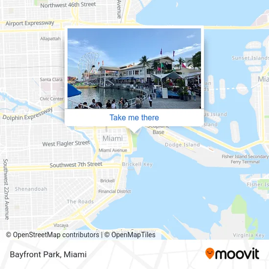 Bayfront Park map