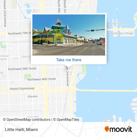Little Haiti map