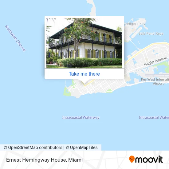 Ernest Hemingway House map