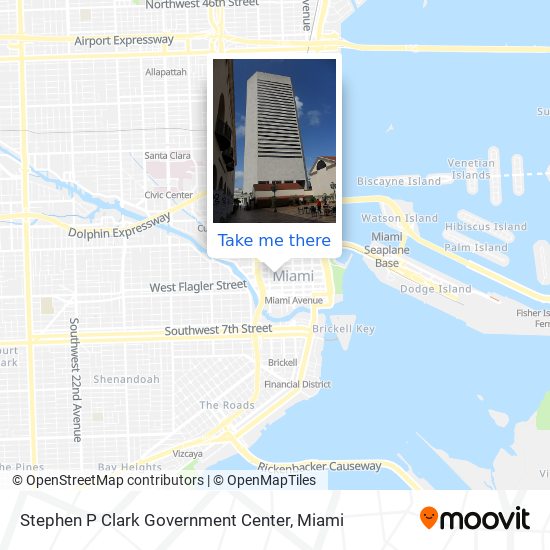 Stephen P Clark Government Center map