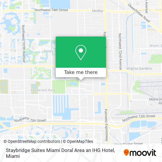 Mapa de Staybridge Suites Miami Doral Area an IHG Hotel