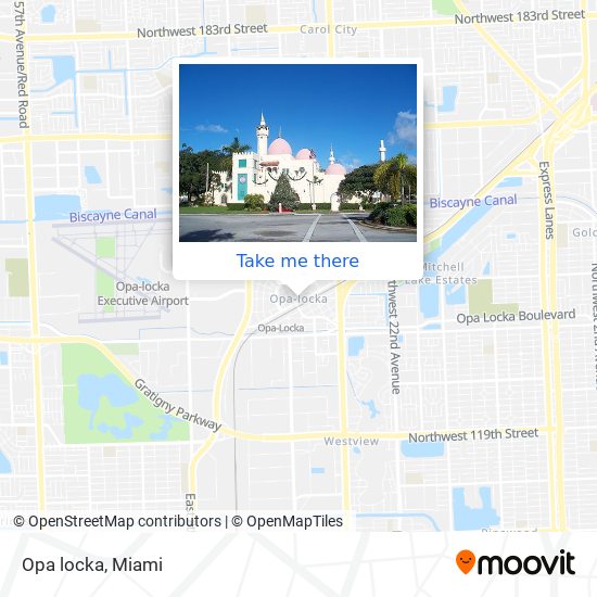 Mapa de Opa locka