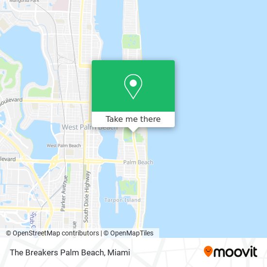 Mapa de The Breakers Palm Beach