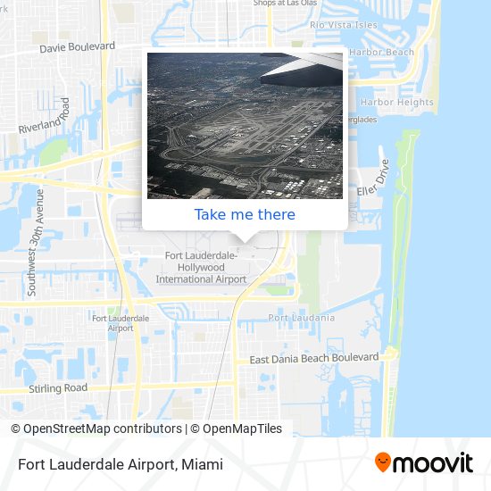Fort Lauderdale Airport map