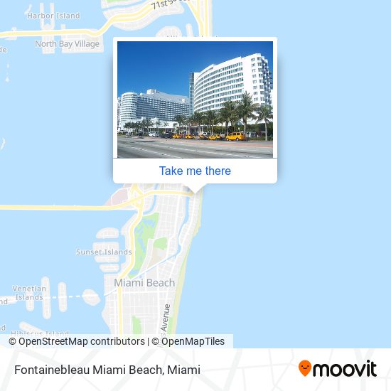 Fontainebleau Miami Beach map