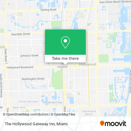 Mapa de The Hollywood Gateway Inn