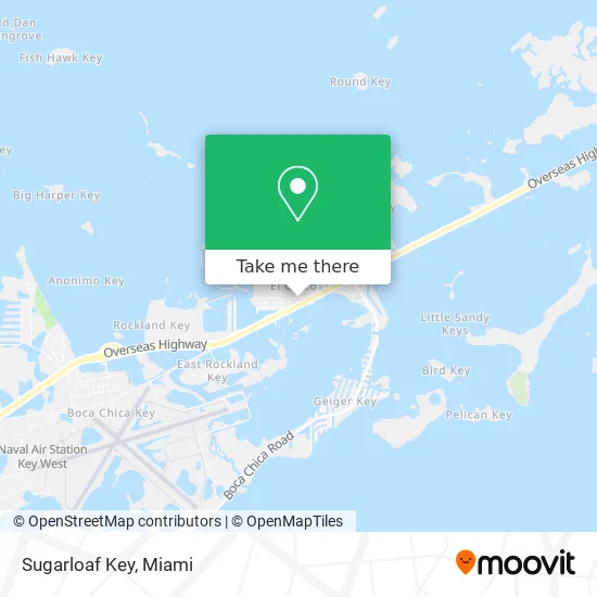 Sugarloaf Key map