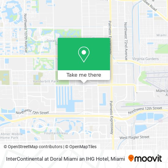 Mapa de InterContinental at Doral Miami an IHG Hotel