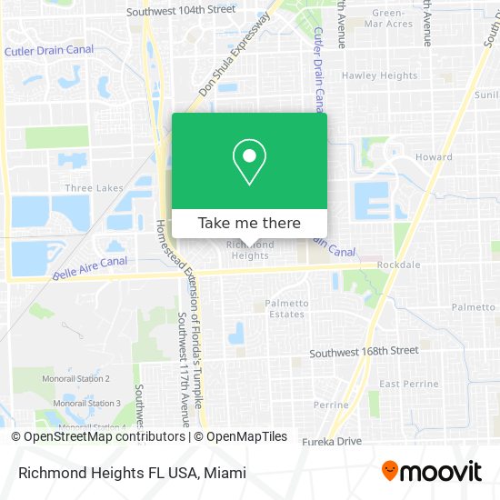 Mapa de Richmond Heights FL USA