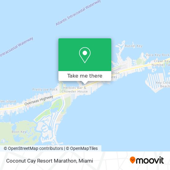 Mapa de Coconut Cay Resort Marathon