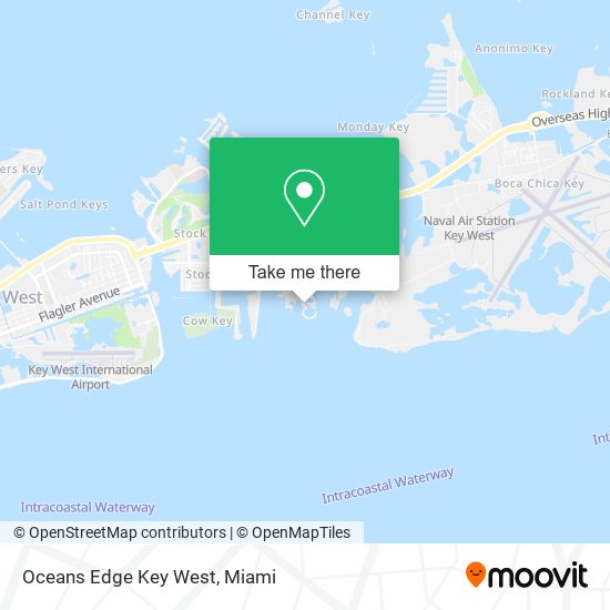 Mapa de Oceans Edge Key West