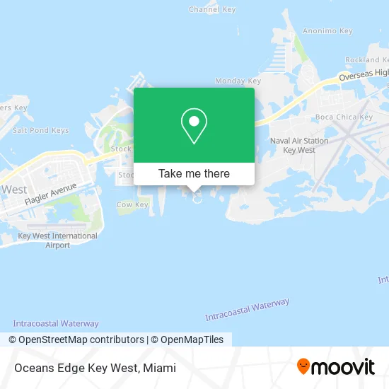 Oceans Edge Key West map