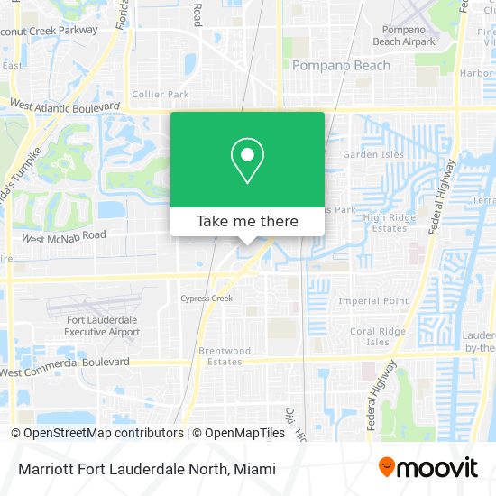 Marriott Fort Lauderdale North map