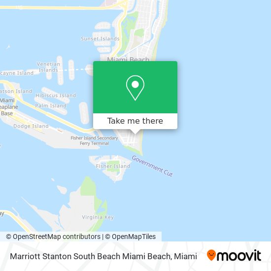 Mapa de Marriott Stanton South Beach Miami Beach