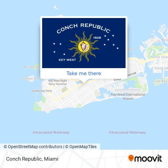 Conch Republic map