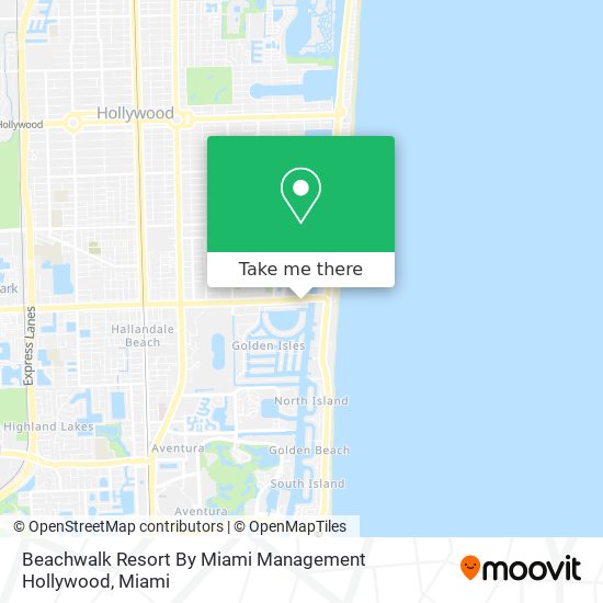 Beachwalk Resort By Miami Management Hollywood map