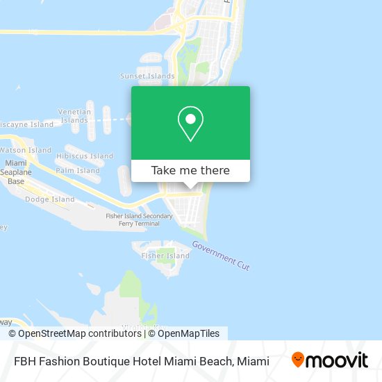 Mapa de FBH Fashion Boutique Hotel Miami Beach