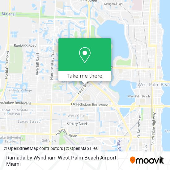 Mapa de Ramada by Wyndham West Palm Beach Airport