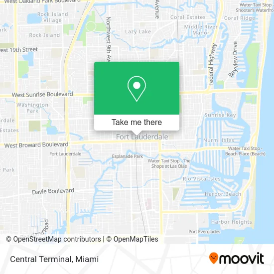 Central Terminal map