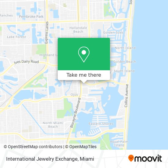 International Jewelry Exchange map