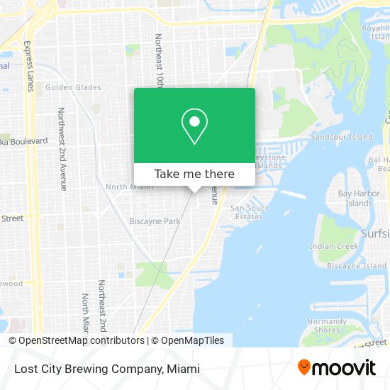 Mapa de Lost City Brewing Company