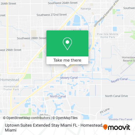 Uptown Suites Extended Stay Miami FL - Homestead map