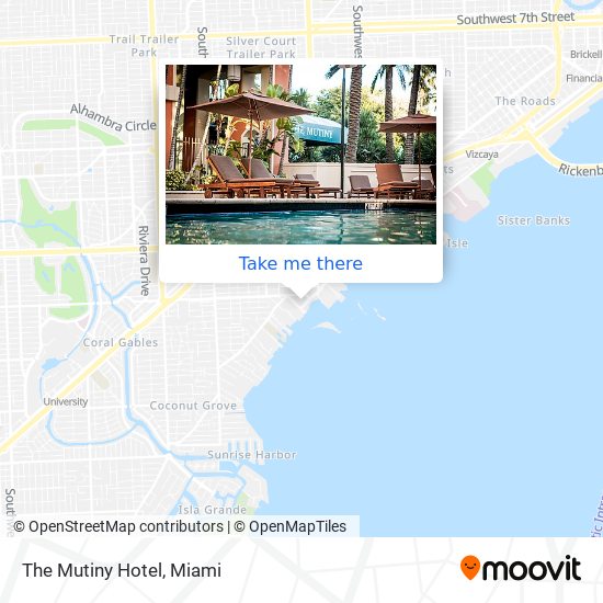 Mapa de The Mutiny Hotel