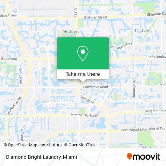 Mapa de Diamond Bright Laundry