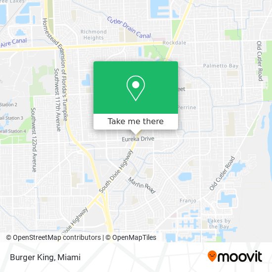 Burger King map