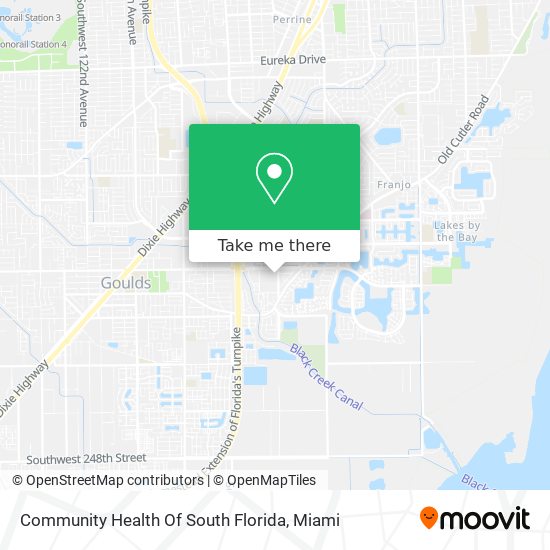 Community Health Of South Florida map