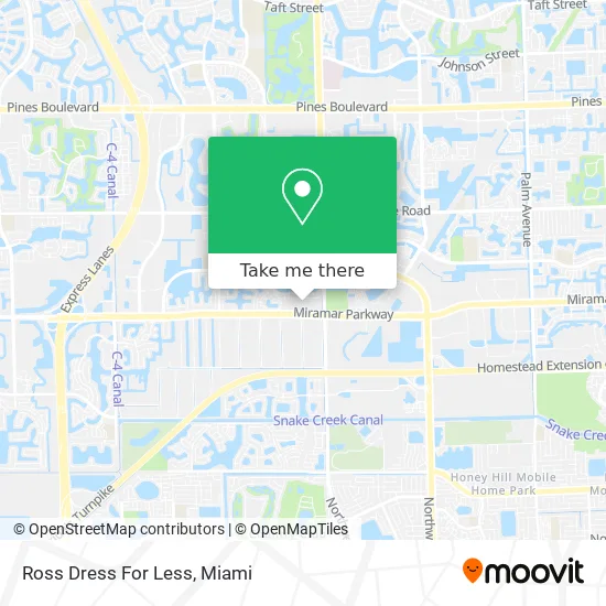 Ross Dress For Less map
