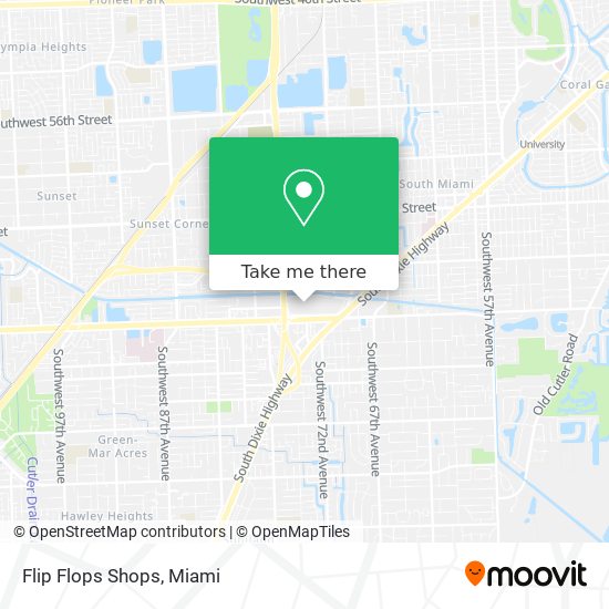 Flip Flops Shops map