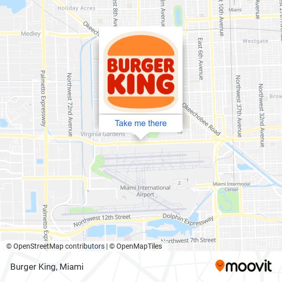 Burger King map