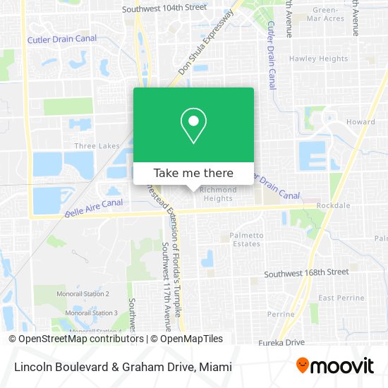 Mapa de Lincoln Boulevard & Graham Drive