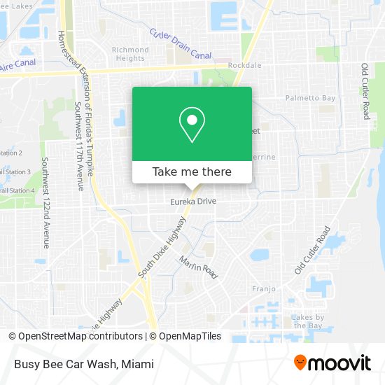 Busy Bee Car Wash map