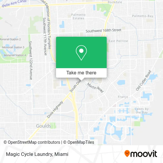 Magic Cycle Laundry map