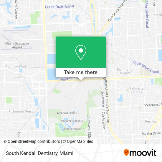 Mapa de South Kendall Dentistry