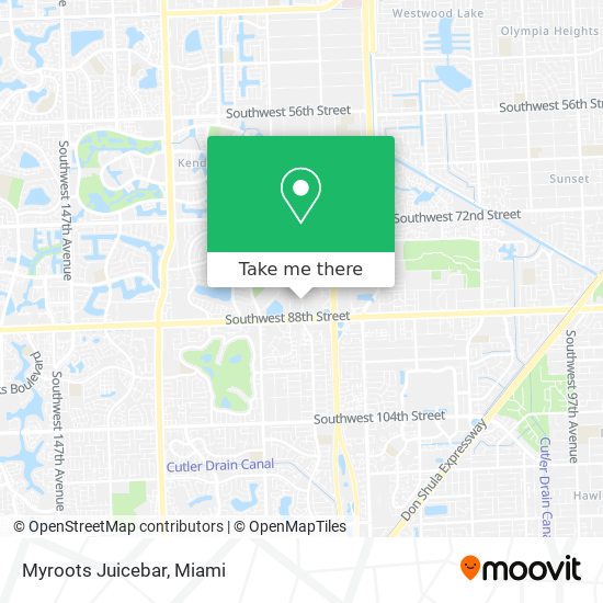 Myroots Juicebar map