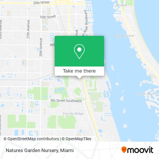 Natures Garden Nursery map