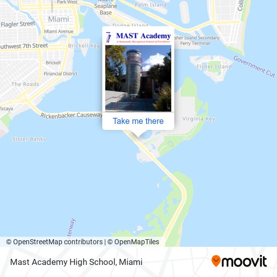 Mast Academy High School map