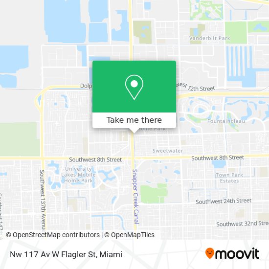 Mapa de Nw 117 Av W Flagler St