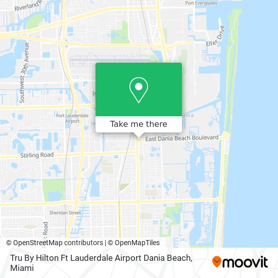 Mapa de Tru By Hilton Ft Lauderdale Airport Dania Beach