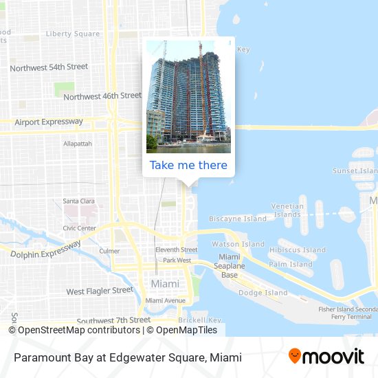 Mapa de Paramount Bay at Edgewater Square